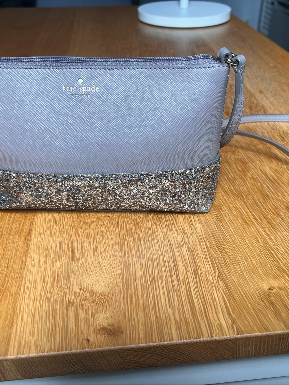 kate spade Greta Court Ramey Glitter Saffiano Crossbody - Picture 5 of 12